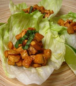 Tofu Lettuce Wraps